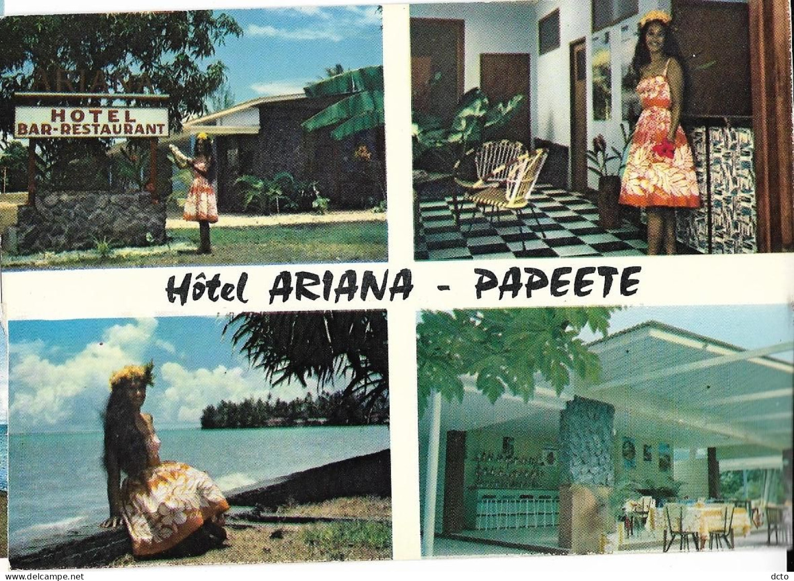 3 Cpm TAHITI Hôtel Taahone, Hôtel Ariana Papeete, Hôtel Polynesia's, Ed. Veronese, Non Voyagées - Tahiti