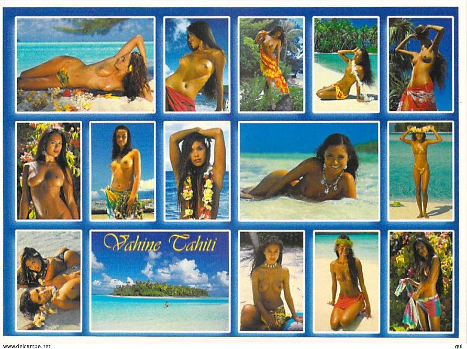 Polynésie Française VAHINE TAHITI (nu Nue Seins Nus)(Girls Of The South Seas Filles Des Mers Du Sud T Et A  SYLVAIN 1080 - Polynésie Française