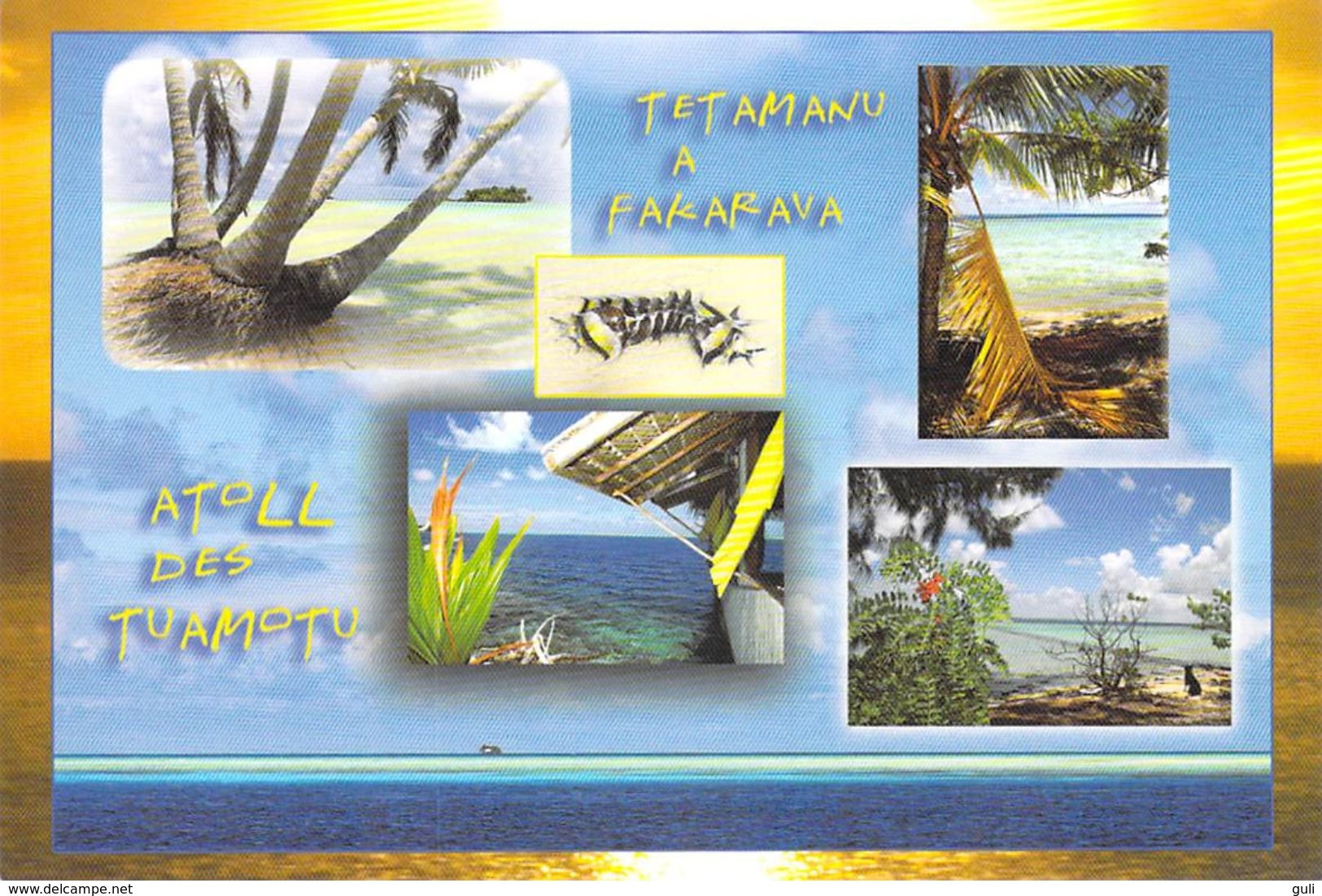 Polynésie Française  FAKARAVA TETAMANU à FAKARAVA  Atoll Des TUAMOTU (Tahiti)  *PRIX FIXE - Polynésie Française