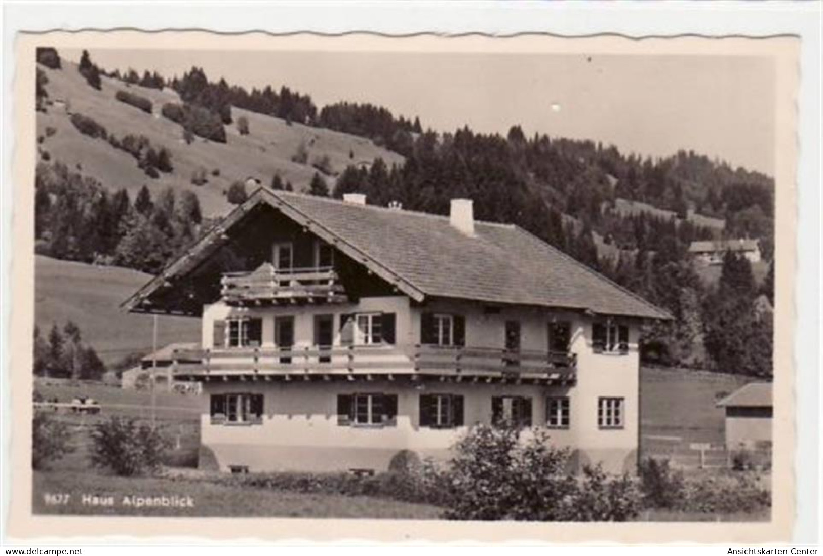 39027404 - Fotokarte Von Ofterschwang Bei Sonthofen Im Allgaeu. Haus Alpenblick Ungelaufen  Top Erhaltung. - Immenstadt