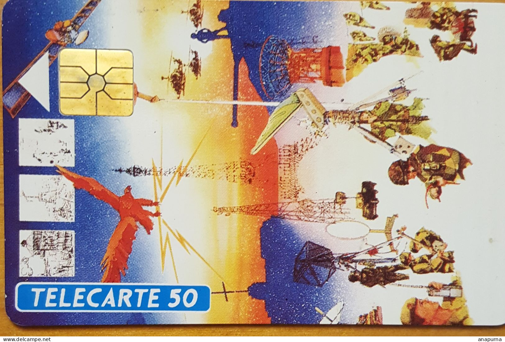 RITA, Transmissions, Carte Commémorative 50eme Anniversaire Des Transmissions 1942 1992 - Leger