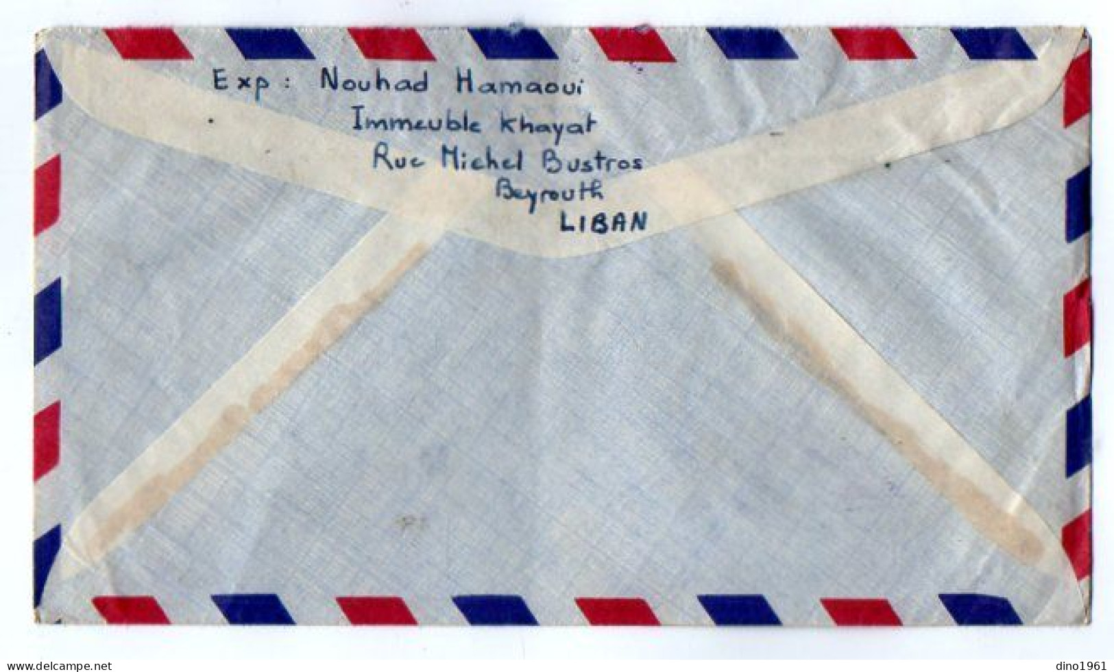 TB 4766 - 1953 - LSC - Lettre Par Avion De BEYROUTH ( Liban ) Pour NANTES ( France ) - Liban