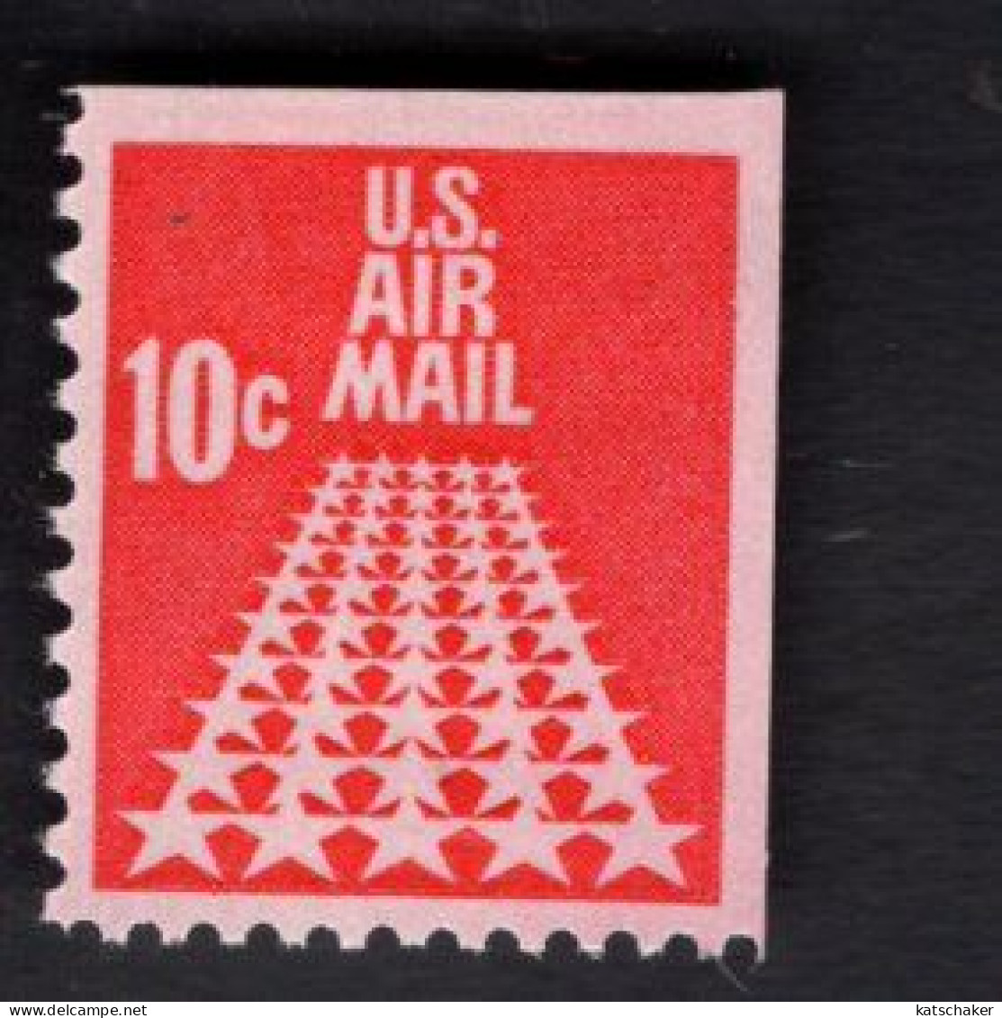 2010450488 1968  SCOTT C72 (XX) POSTFRIS MINT NEVER HINGED - FIFTY STAR - Right And Upperside Imperforated - 3b. 1961-... Unused