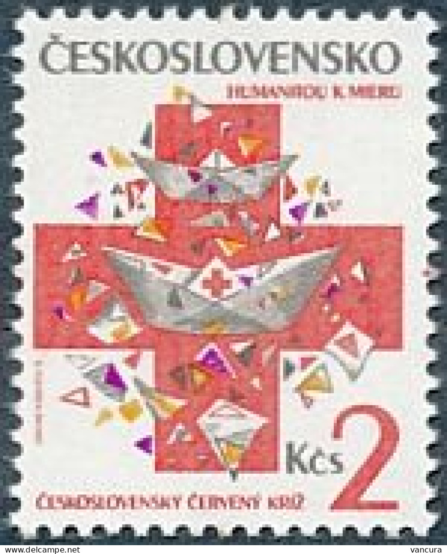 ** 3012 Czechoslovakia Red Cross 1992 - Red Cross