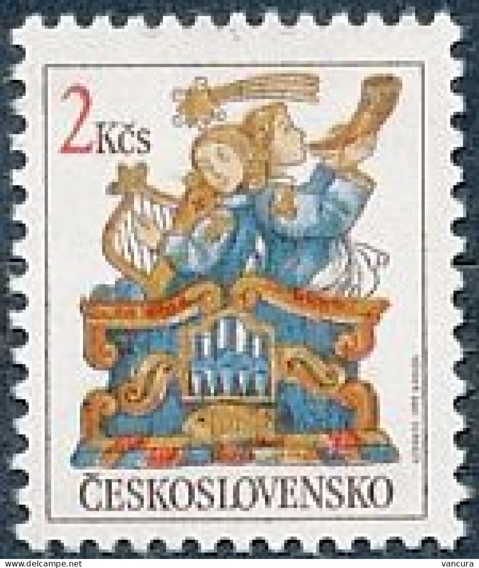 ** 3028 Czechoslovakia Christmas 1992 - Weihnachten