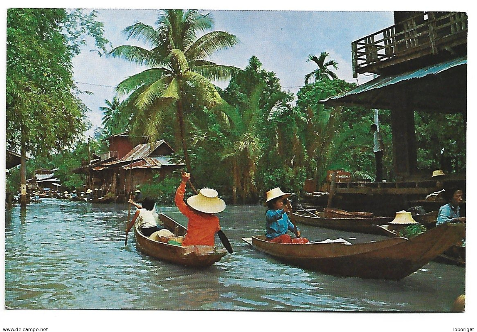 VIEW OF KLONG ( CANAL ) IN DHONBURI, NEAR BANGKOK.- ( THAILANDIA) - Thaïland