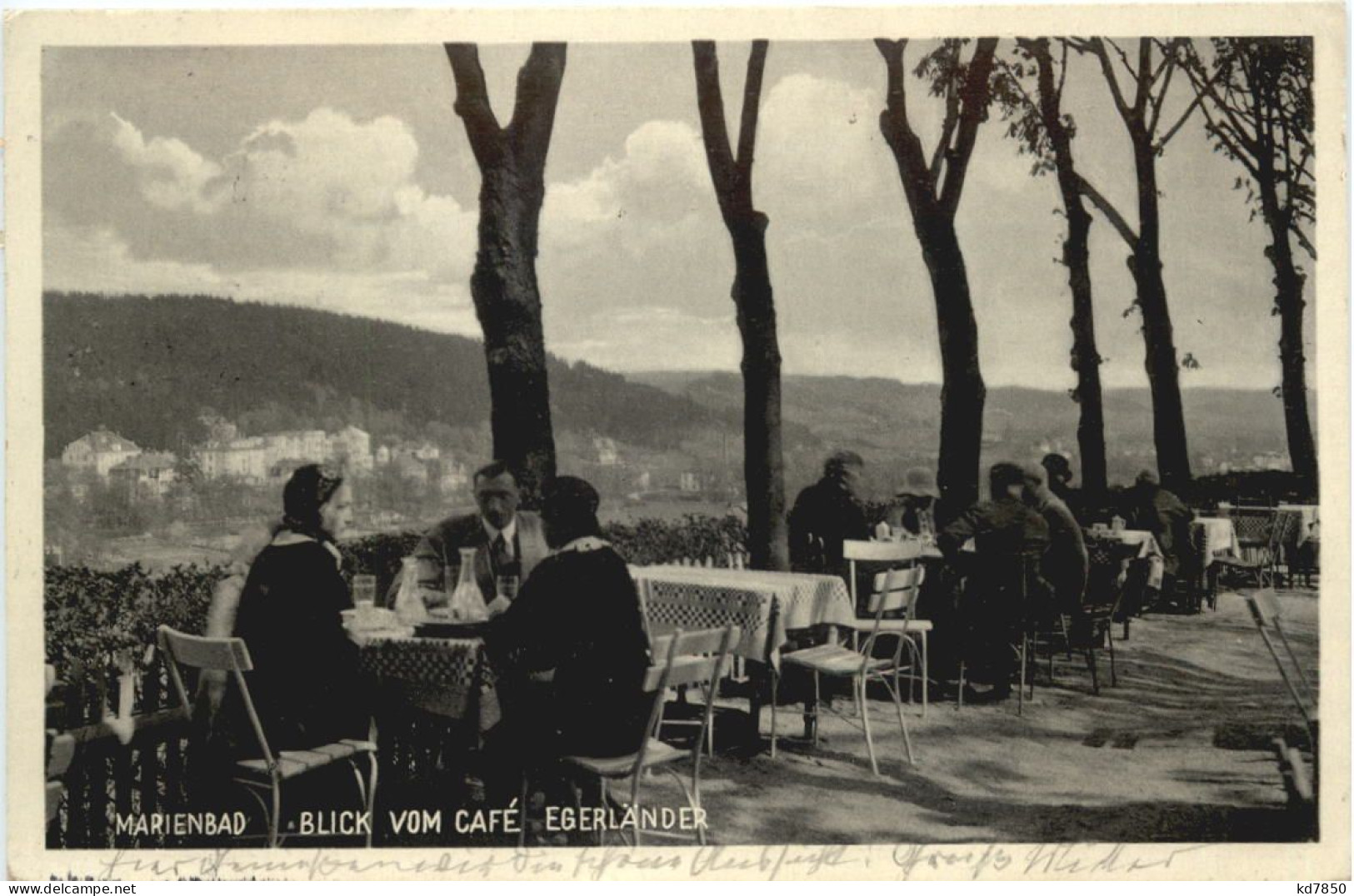 Marienbad - Blick Vom Cafe Egerländer - Boehmen Und Maehren