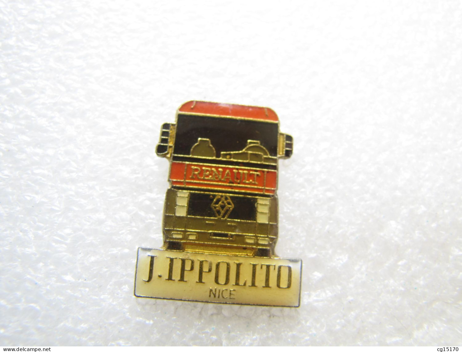 PIN'S   TRANSPORTS   CAMION RENAULT  J. IPPOLITO NICE - Transports
