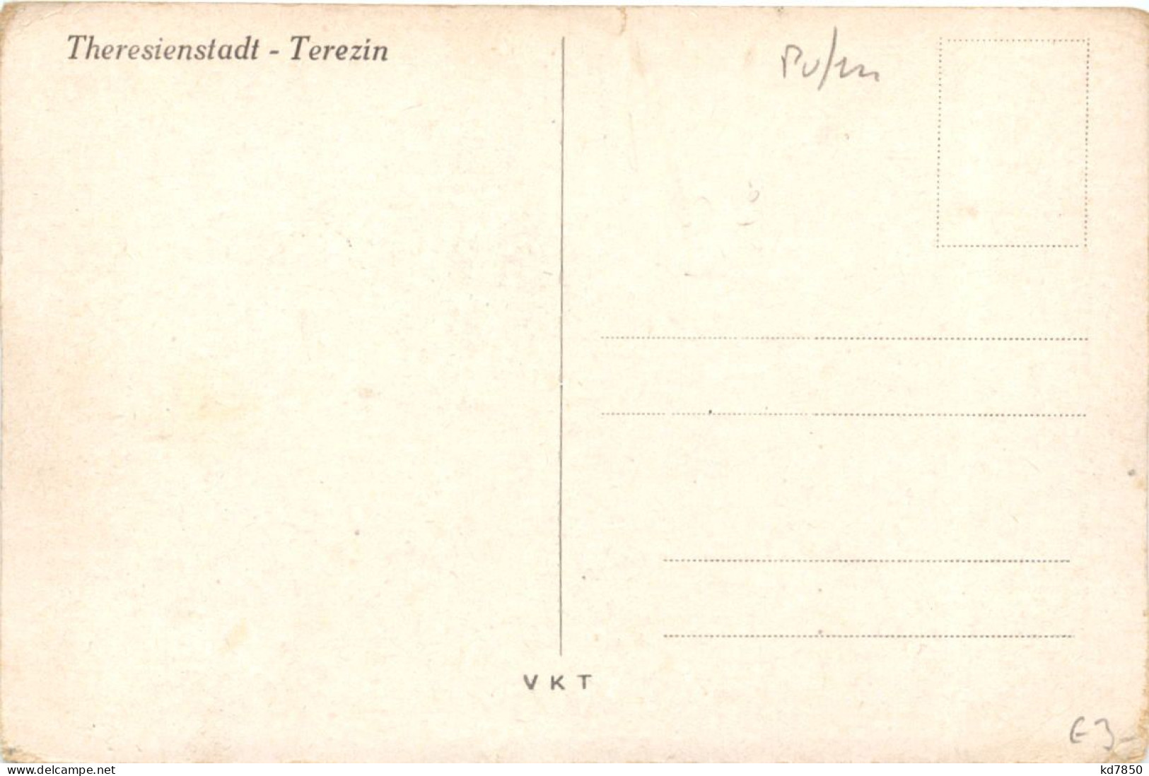 Theresienstadt Terezin - Böhmen Und Mähren