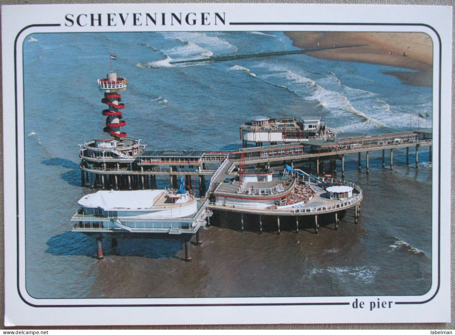 HOLLAND NETHERLAND SCHEVENINGEN BOULEVARD SEEBRUCKE POSTCARD CARTOLINA ANSICHTSKARTE CARTE POSTALE POSTKARTE CARD KARTE - Scheveningen