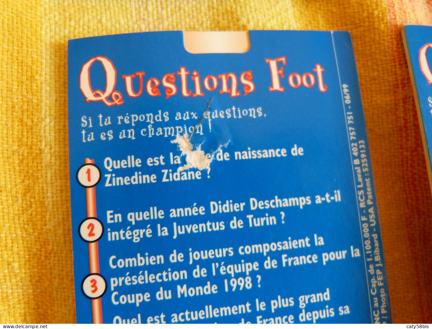 Fromage, Président étiquette, Carte Foot - Käse