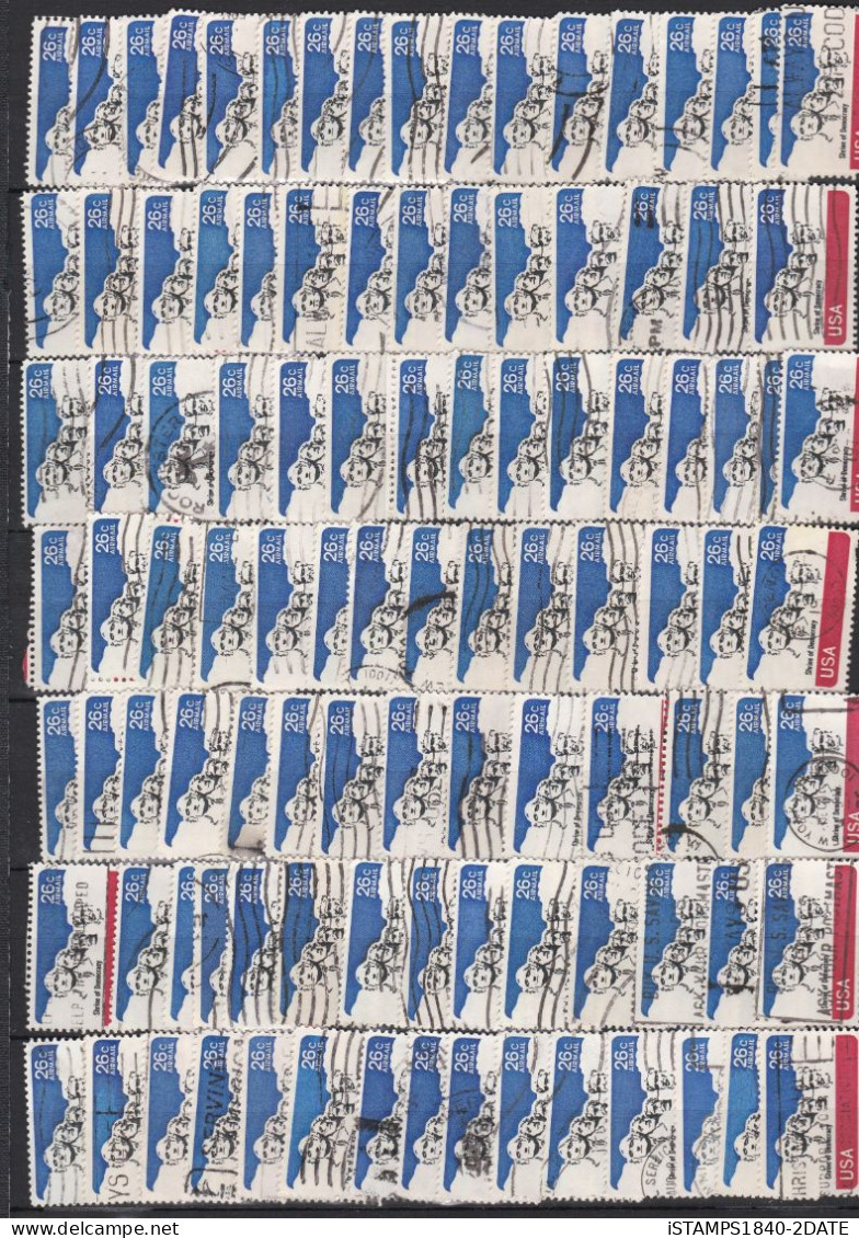 001252/ USA 1974 Sg1522 26c Air Mail Used Collection 100+ Items   Good Condition - Collections