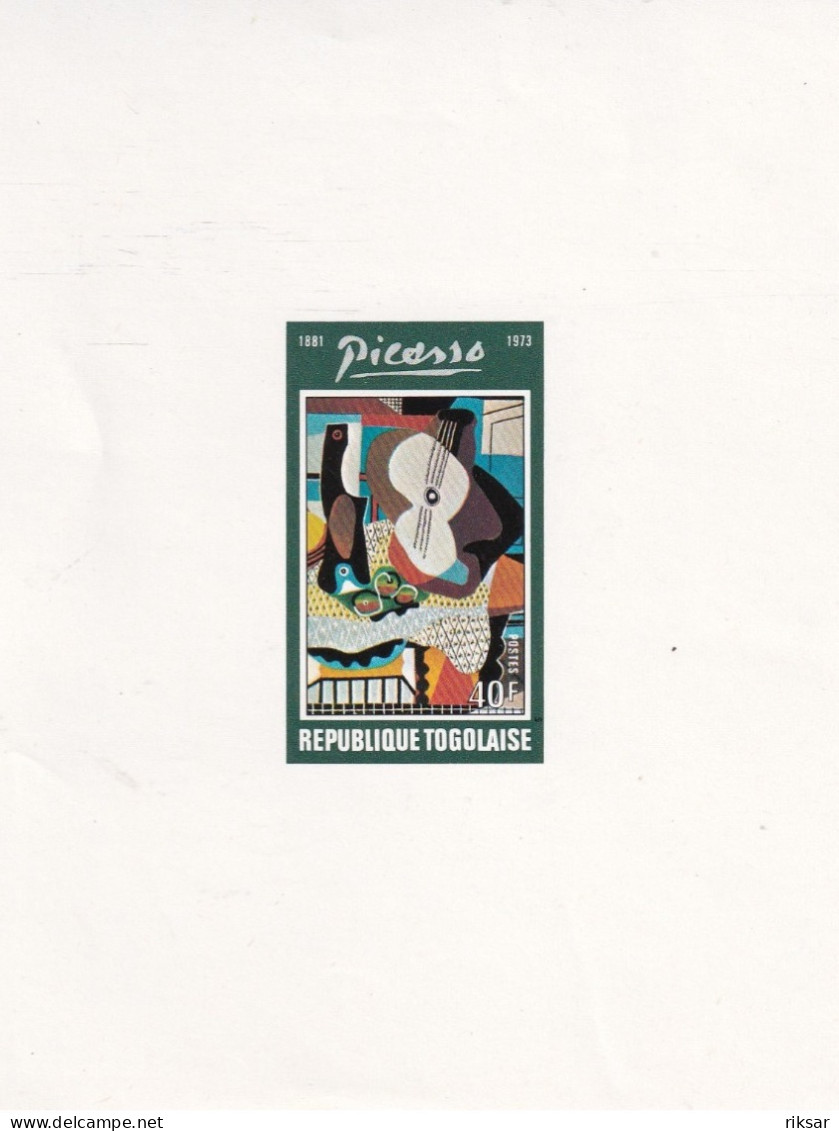 TOGO(EPREUVE DE LUXE) PICASSO(4 PIECES) - Togo (1960-...)