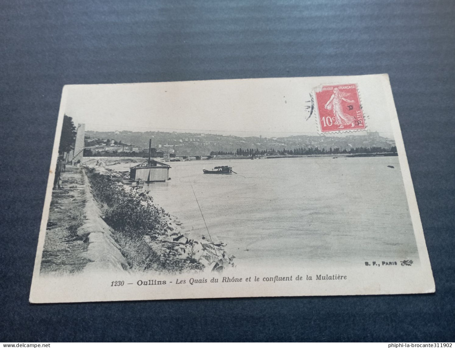 H12/320- Les Quais Du Rhône Et Le Confluent De La Mulatière - Oullins