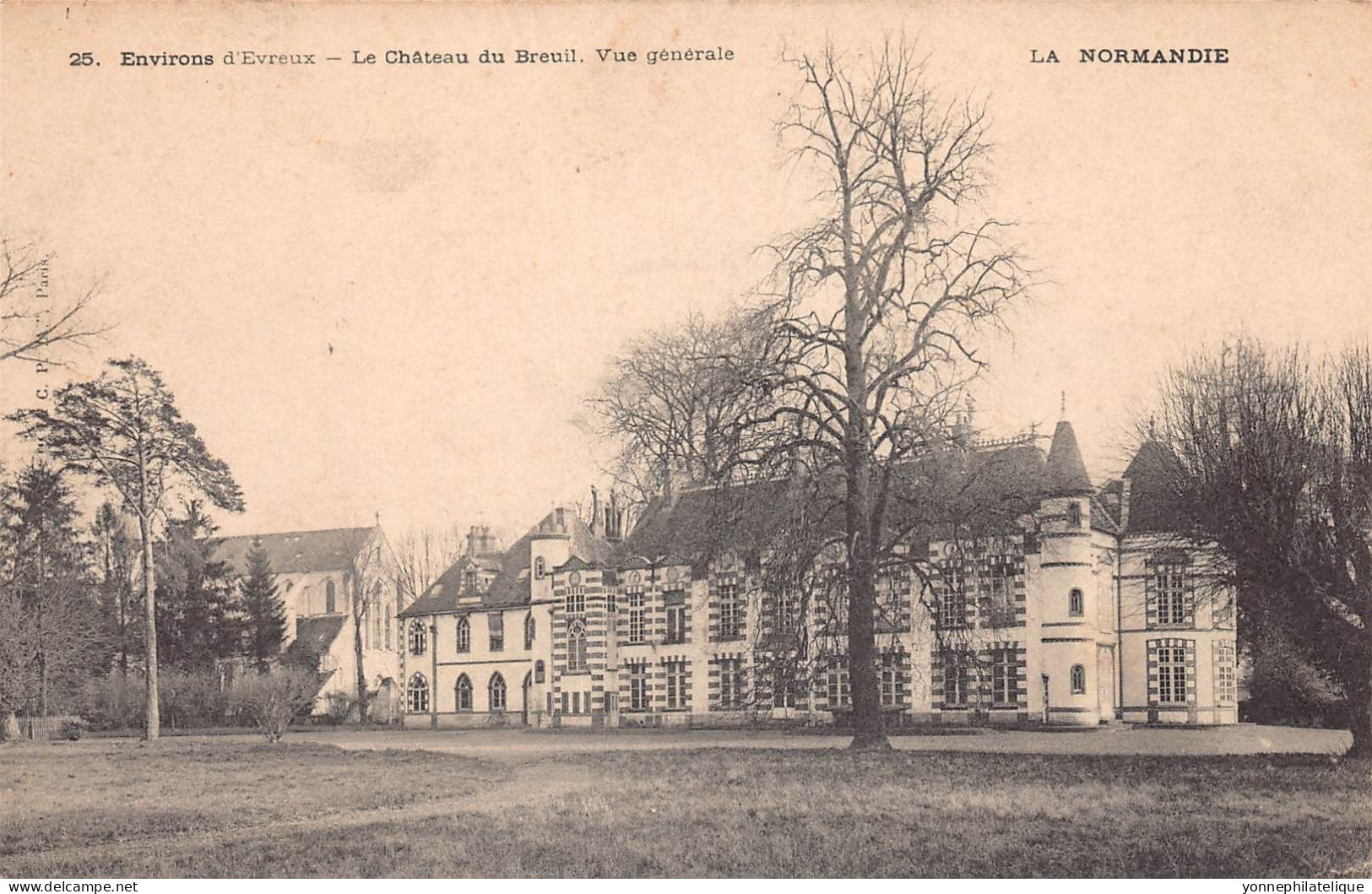 27 - EURE - Canton d'EVREUX - LOT de 16 CPA de châteaux - LOT 27-42G