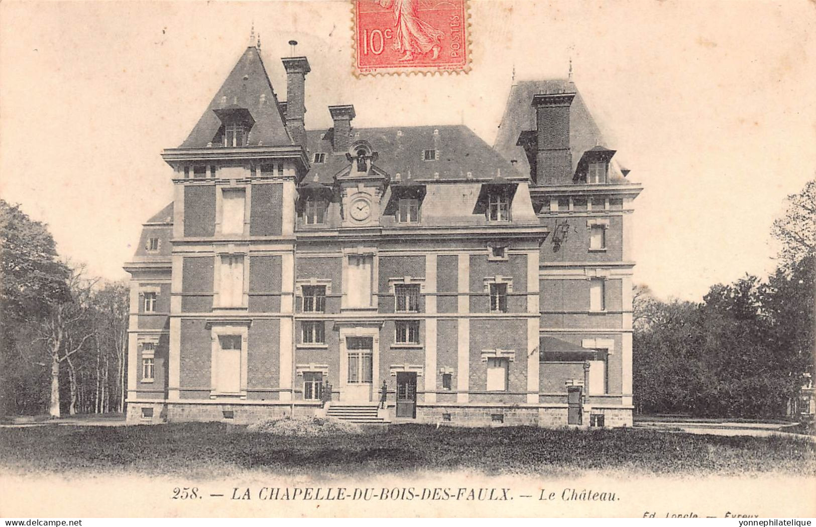 27 - EURE - Canton d'EVREUX - LOT de 16 CPA de châteaux - LOT 27-42G