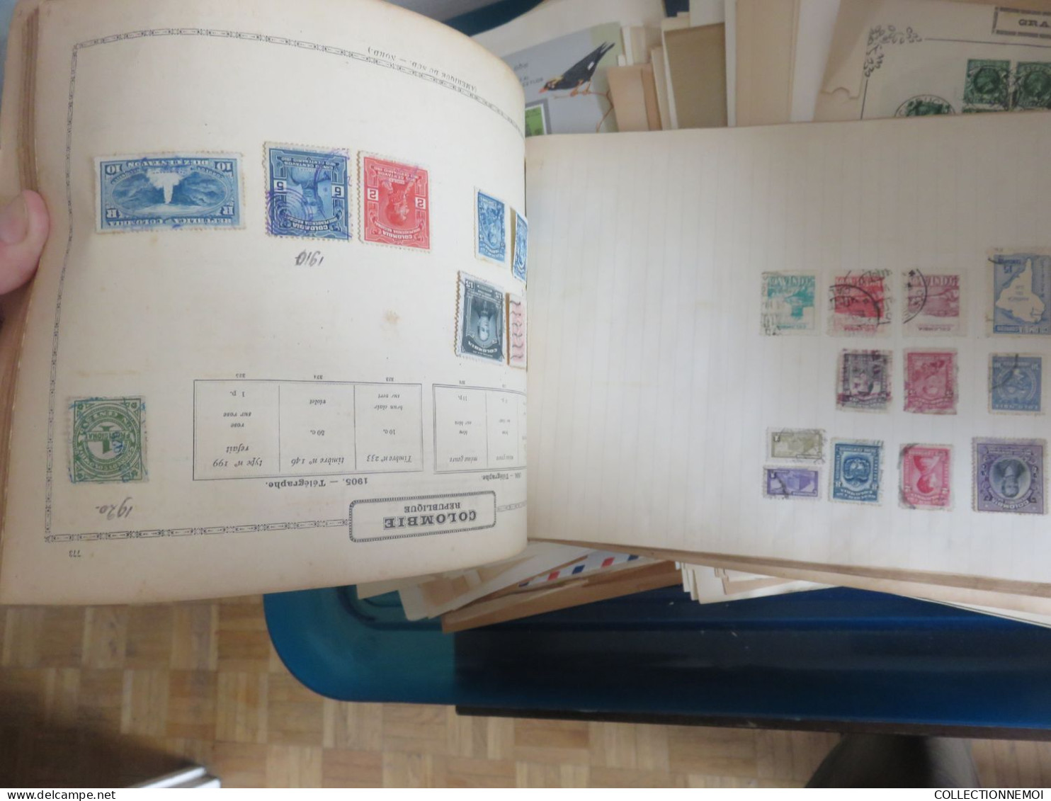 1 vrac de lettres et timbres et divers ça pése environ 6 kilos ,,, IMPOSSIBLE DE TOUT MONTRER