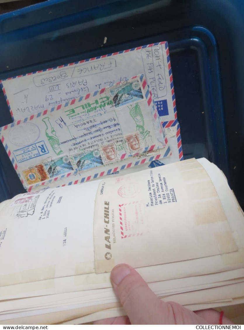 1 vrac de lettres et timbres et divers ça pése environ 6 kilos ,,, IMPOSSIBLE DE TOUT MONTRER