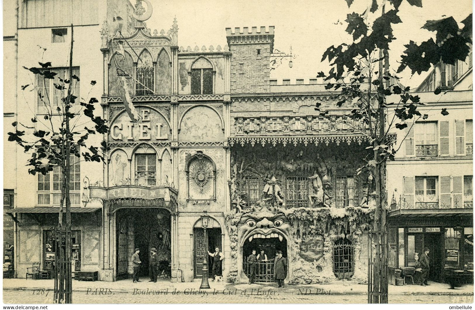 PARIS. Boulevard De Clichy. Le Ciel Et L'Enfer. [cabarets] - Distretto: 09