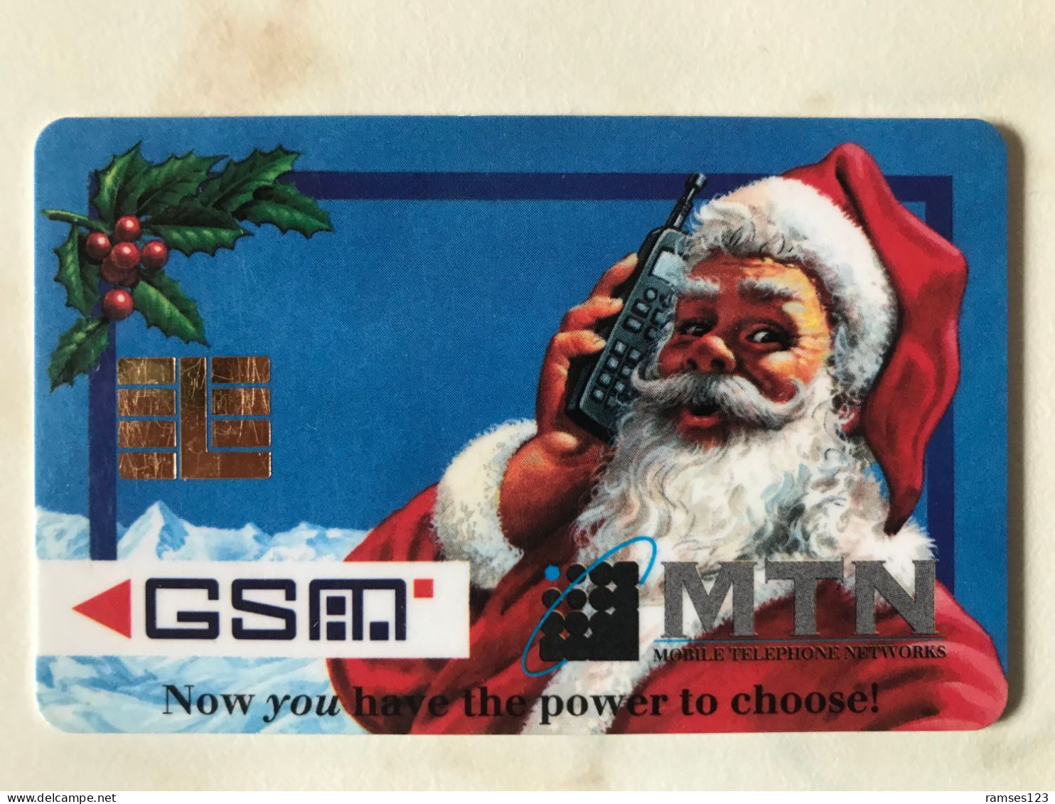VERY RARE SOUTH AFRICA   MTN   GSM   PROOF DEMO SECOND ISSUE    VERY RARE SANTA CLAUSS - Zuid-Afrika