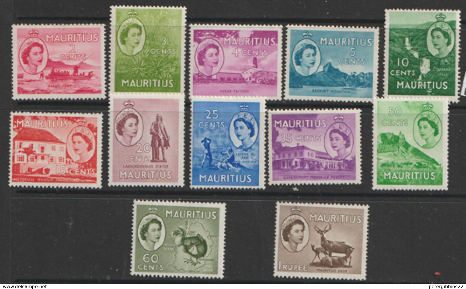 Mauritius  1963  SG  293-303  Mounted Mint - Maurice (...-1967)