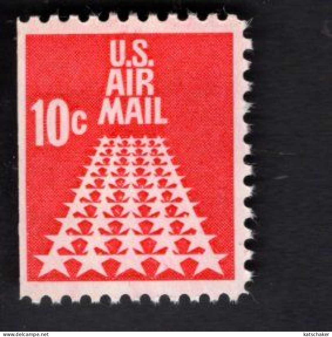 2010454478 1968  SCOTT C72 (XX) POSTFRIS MINT NEVER HINGED - FIFTY STAR - LEFT IMPERFORATED - 3b. 1961-... Ungebraucht