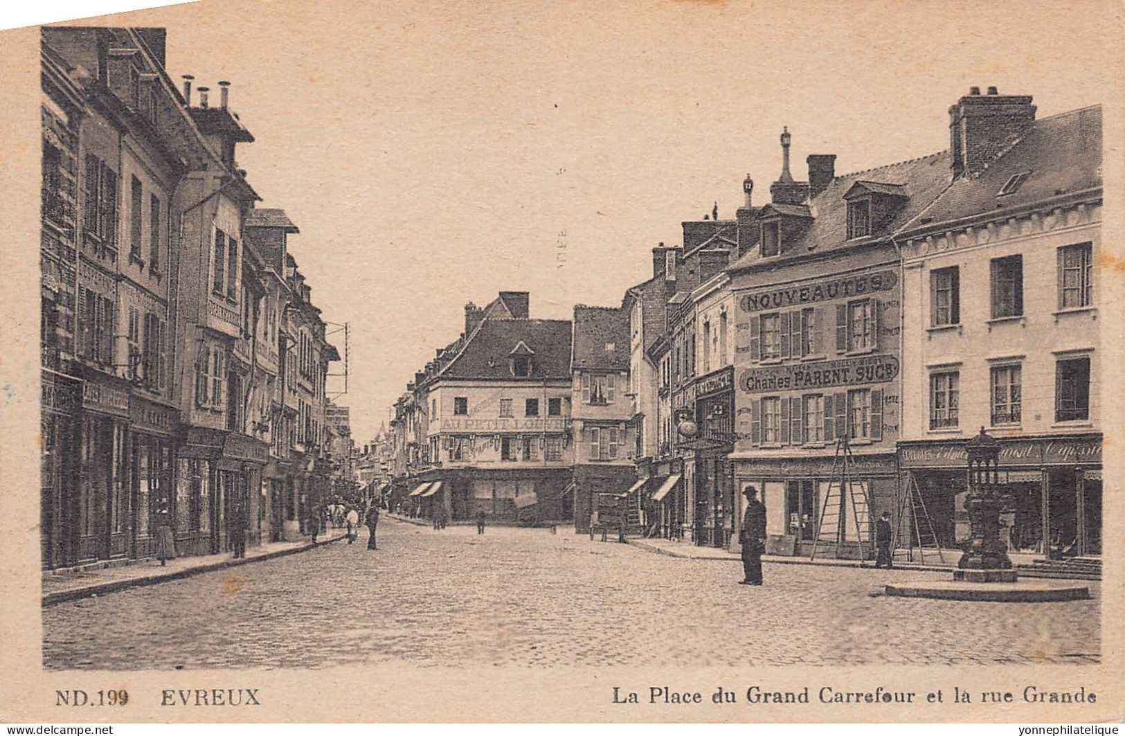 27 - EURE - Canton d'EVREUX - LOT de 43 CPA - LOT 27-43G