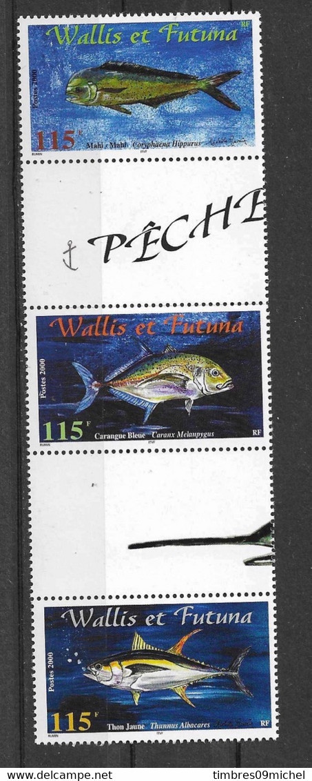 Wallis-et-Futuna N° 543 à 545** Neuf Sans Charnière - Unused Stamps