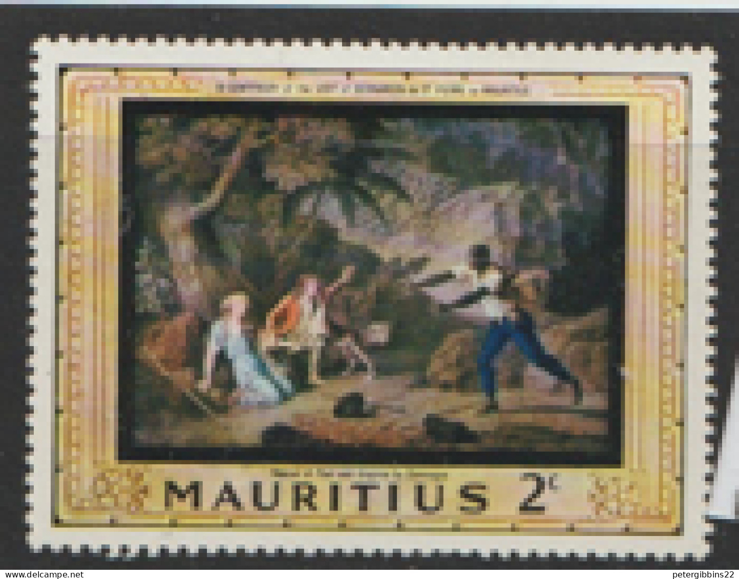 Mauritius  1968  SG  376  Painting By Dominique  Mounted Mint - Mauritius (...-1967)