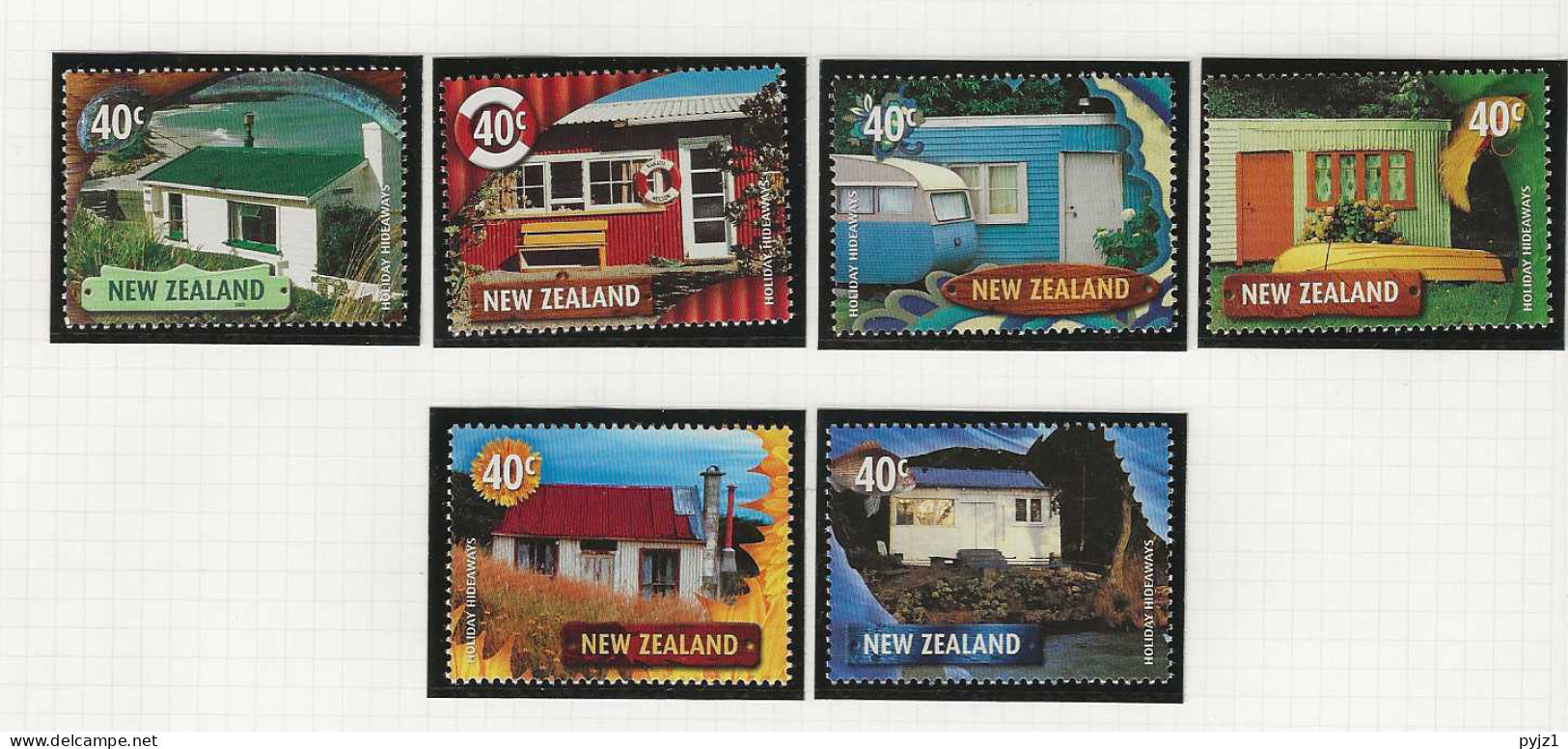 2002 MNH New Zealand Mi 2033-38 Postfris** - Unused Stamps