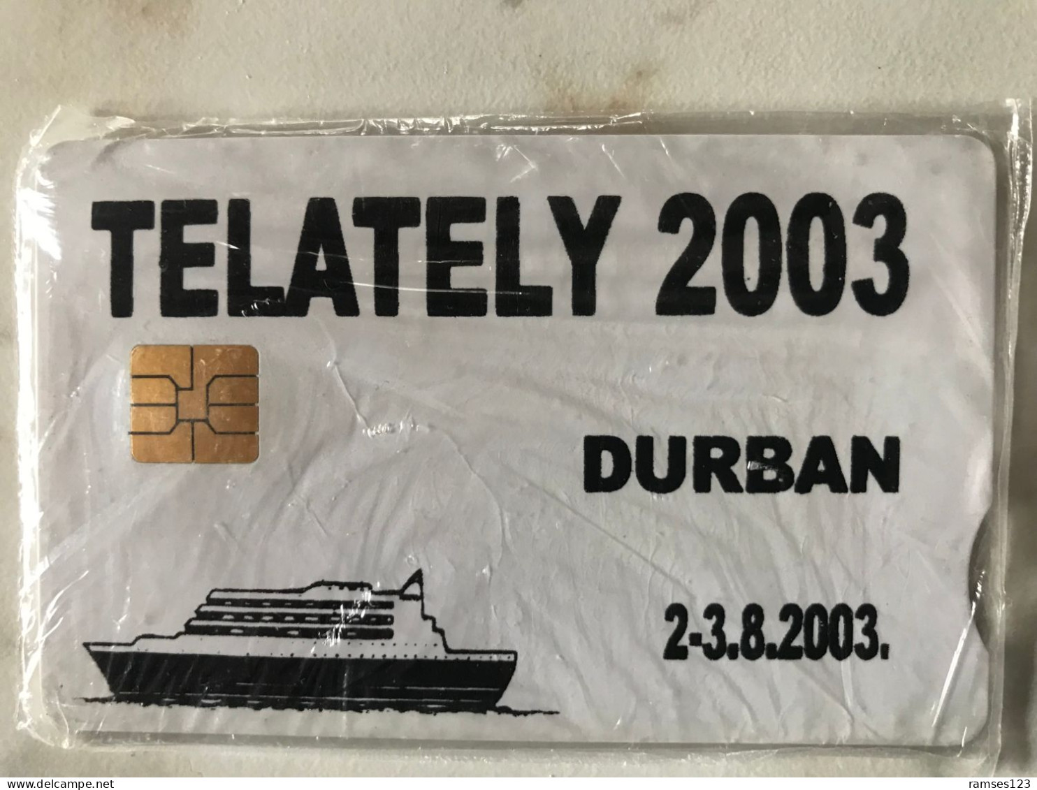 RRRRR   TEST   DEMO   TELATELY  2003  DURBAN  FAIR   KWAZULU   ONLY 35   MINT IN SEALED   RRRRR - Suráfrica