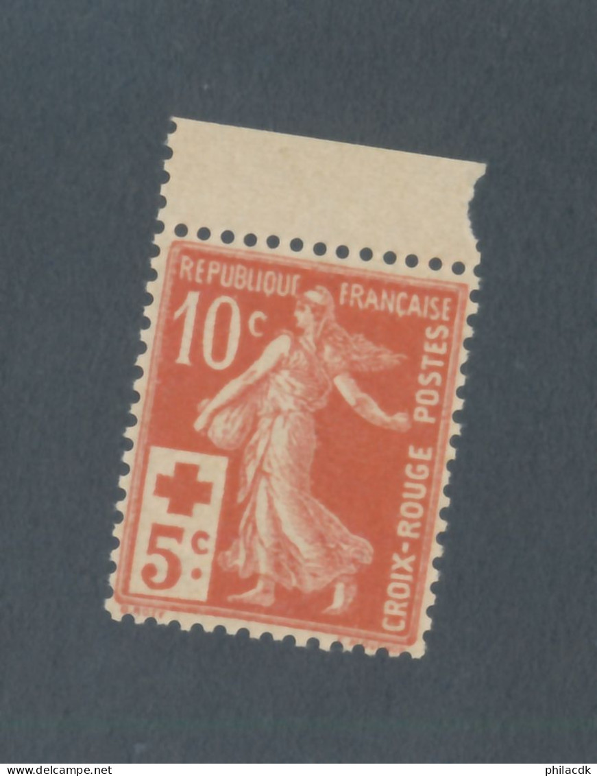 FRANCE - N° 147 NEUF* AVEC CHARNIERE AVEC BORD DE FEUILLE - 1914 - COTE : 40€ - Unused Stamps