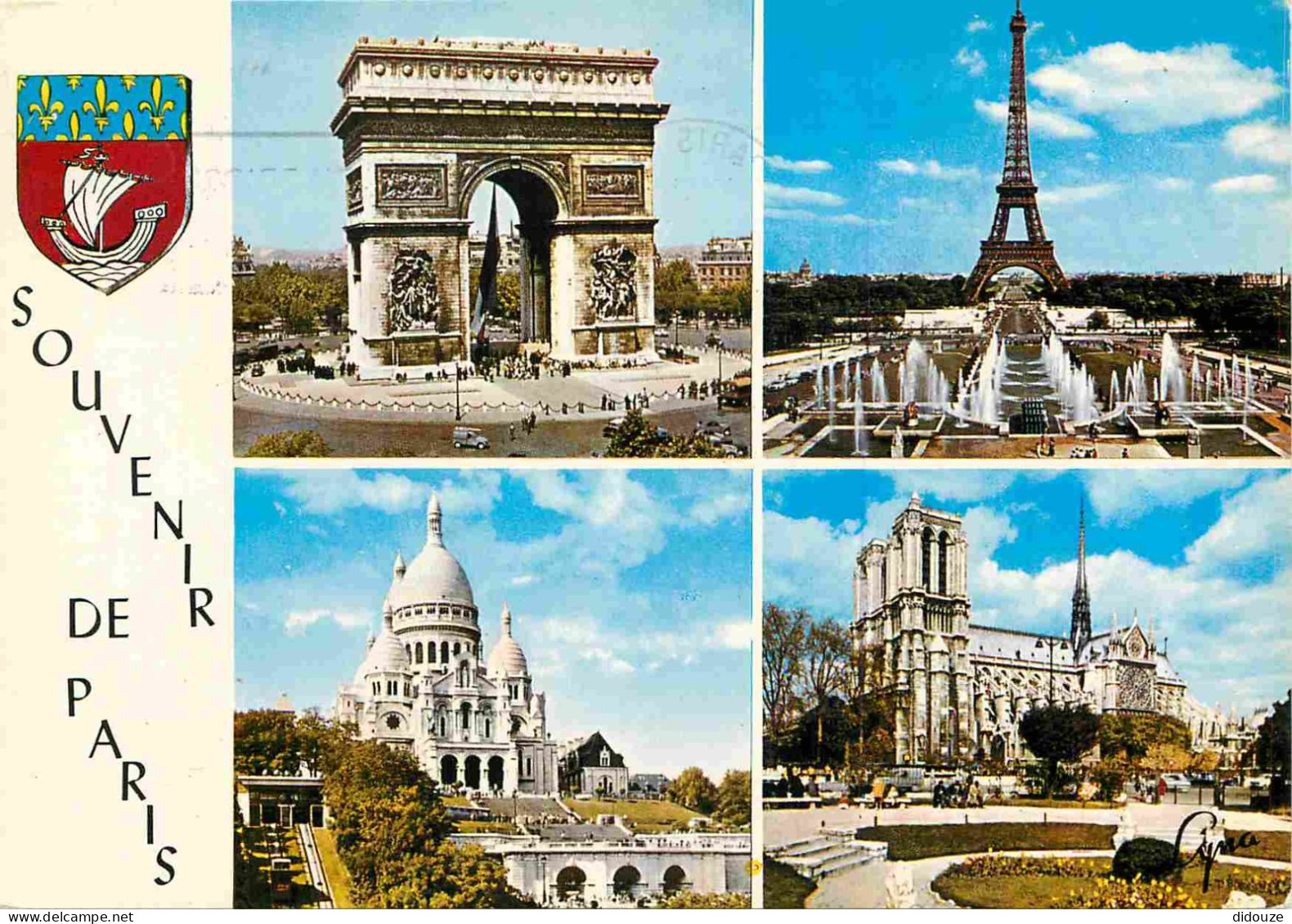 75 - Paris - Multivues - Blasons - CPM - Voir Scans Recto-Verso - Multi-vues, Vues Panoramiques