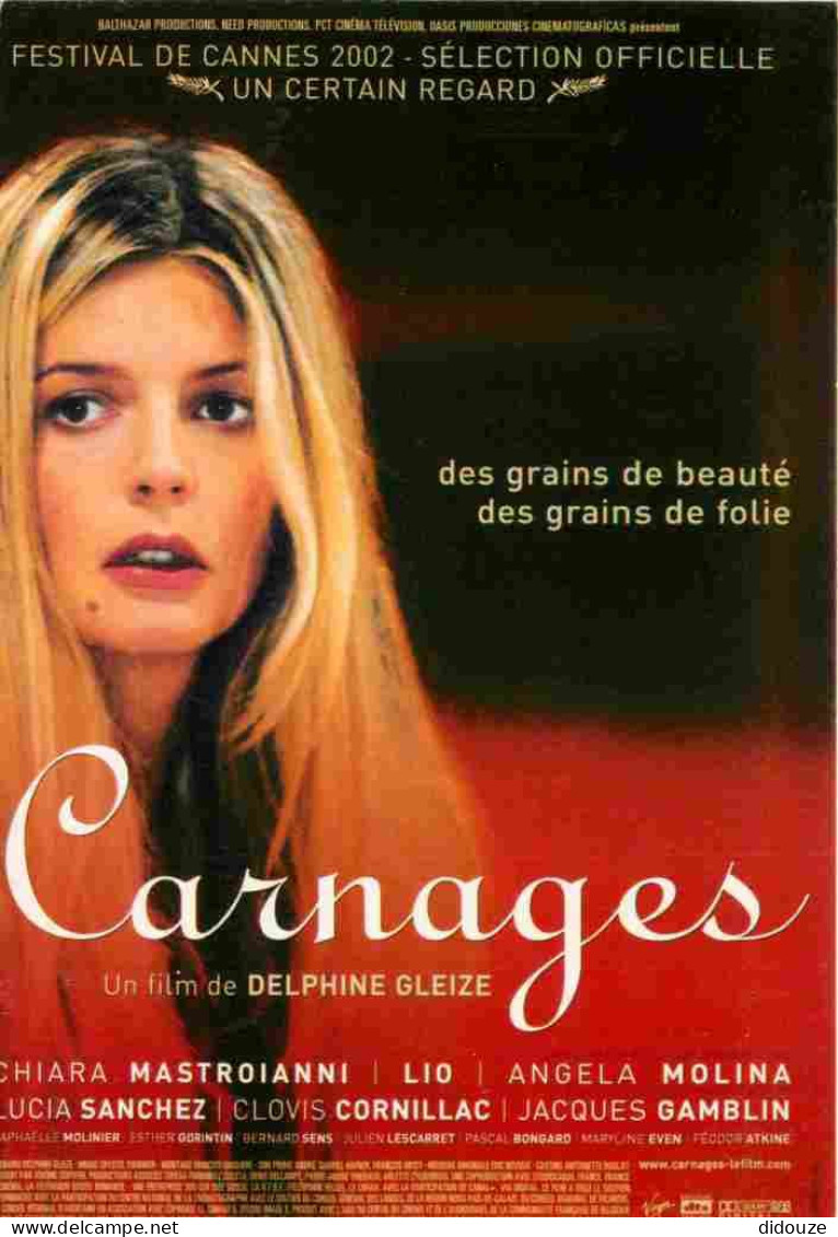 Cinema - Affiche De Film - Carnages - Chiara Mastroianni - CPM - Carte Neuve - Voir Scans Recto-Verso - Afiches En Tarjetas