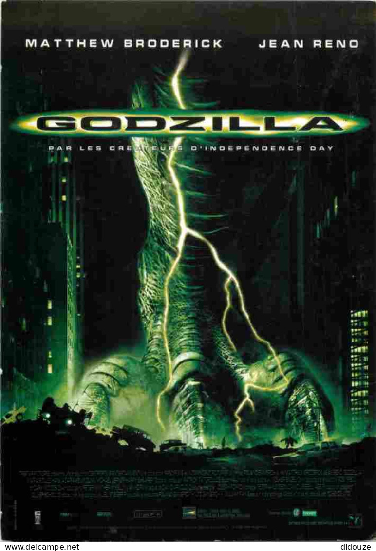 Cinema - Affiche De Film - Godzilla - CPM - Voir Scans Recto-Verso - Affiches Sur Carte