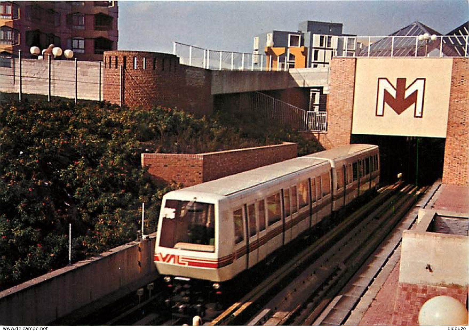 Trains - Métro - Villeneuve D'Ascq - Le Métro - CPM - Carte Neuve - Voir Scans Recto-Verso - Subway