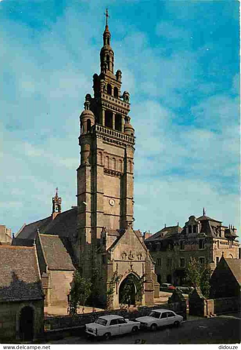 Automobiles - Roscoff - Eglise Notre Dame De Kroaz-Baz - Carte Neuve - CPM - Voir Scans Recto-Verso - Voitures De Tourisme