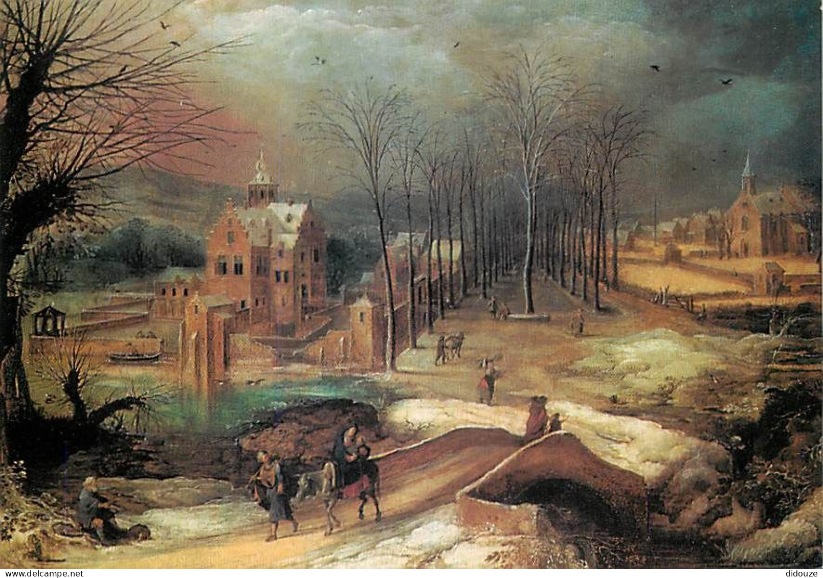 Art - Peinture - Joos De Momper - Wintry Landscape With Flight Into Egypt - Carte Neuve - CPM - Voir Scans Recto-Verso - Malerei & Gemälde