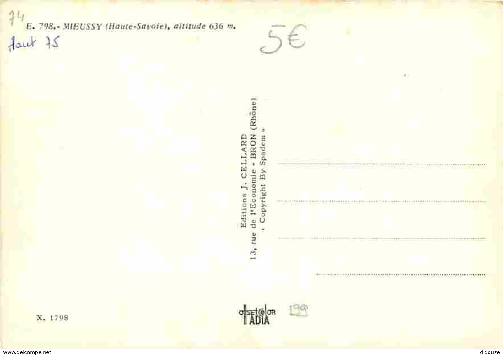 74 - Mieussy - Multivues - CPM - Voir Scans Recto-Verso - Mieussy