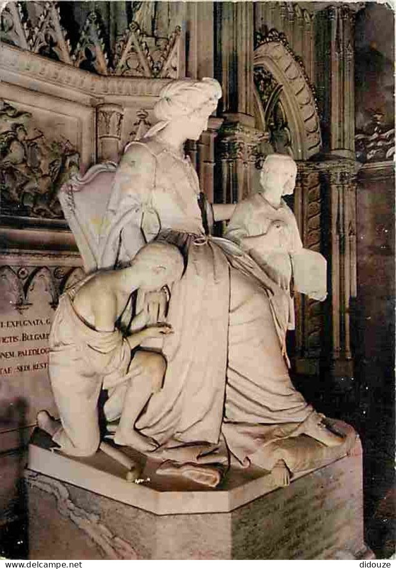 73 - Lac Du Bourget - L'Abbaye D'Hautecombe - Statue De La Reine Marie Christine - CPM - Voir Scans Recto-Verso - Le Bourget Du Lac