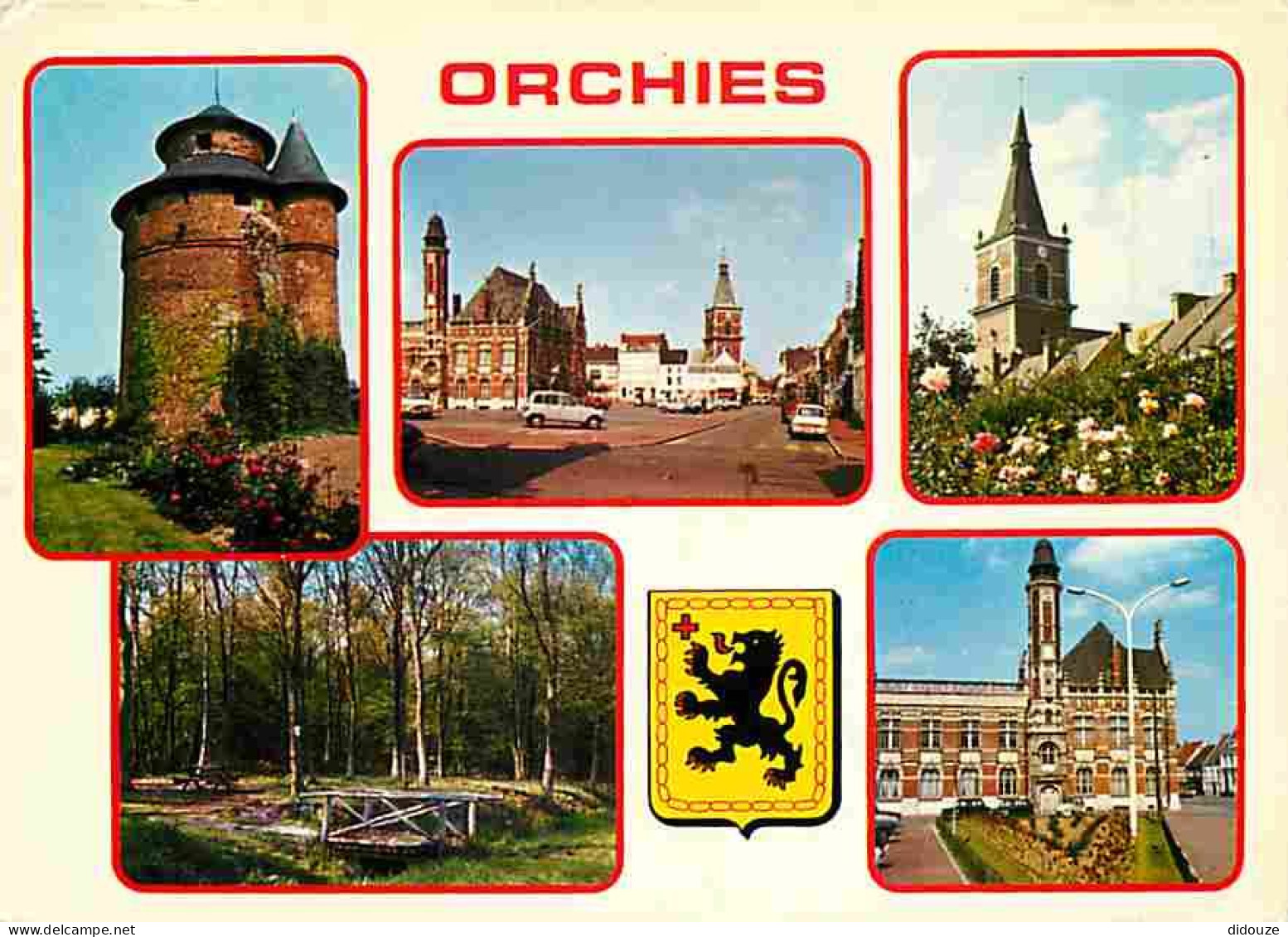 59 - Orchies - Multivues - Automobiles - Blasons - CPM - Voir Scans Recto-Verso - Orchies