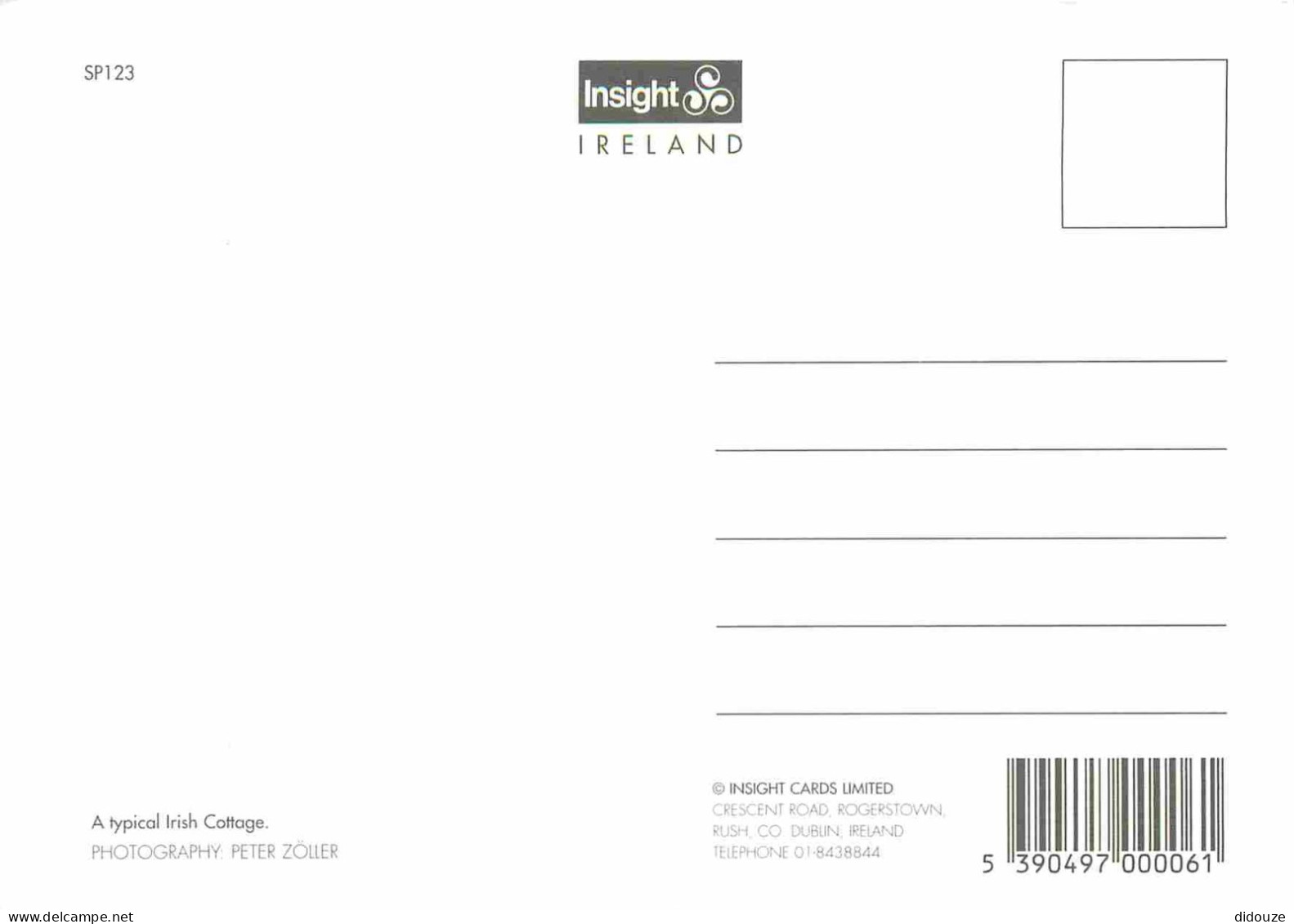 Irlande - A Typical Irish Cottage - Une Typique Chaumière Irlandaise - Insight Ireland Card - CPM - Carte Neuve - Voir S - Sonstige & Ohne Zuordnung