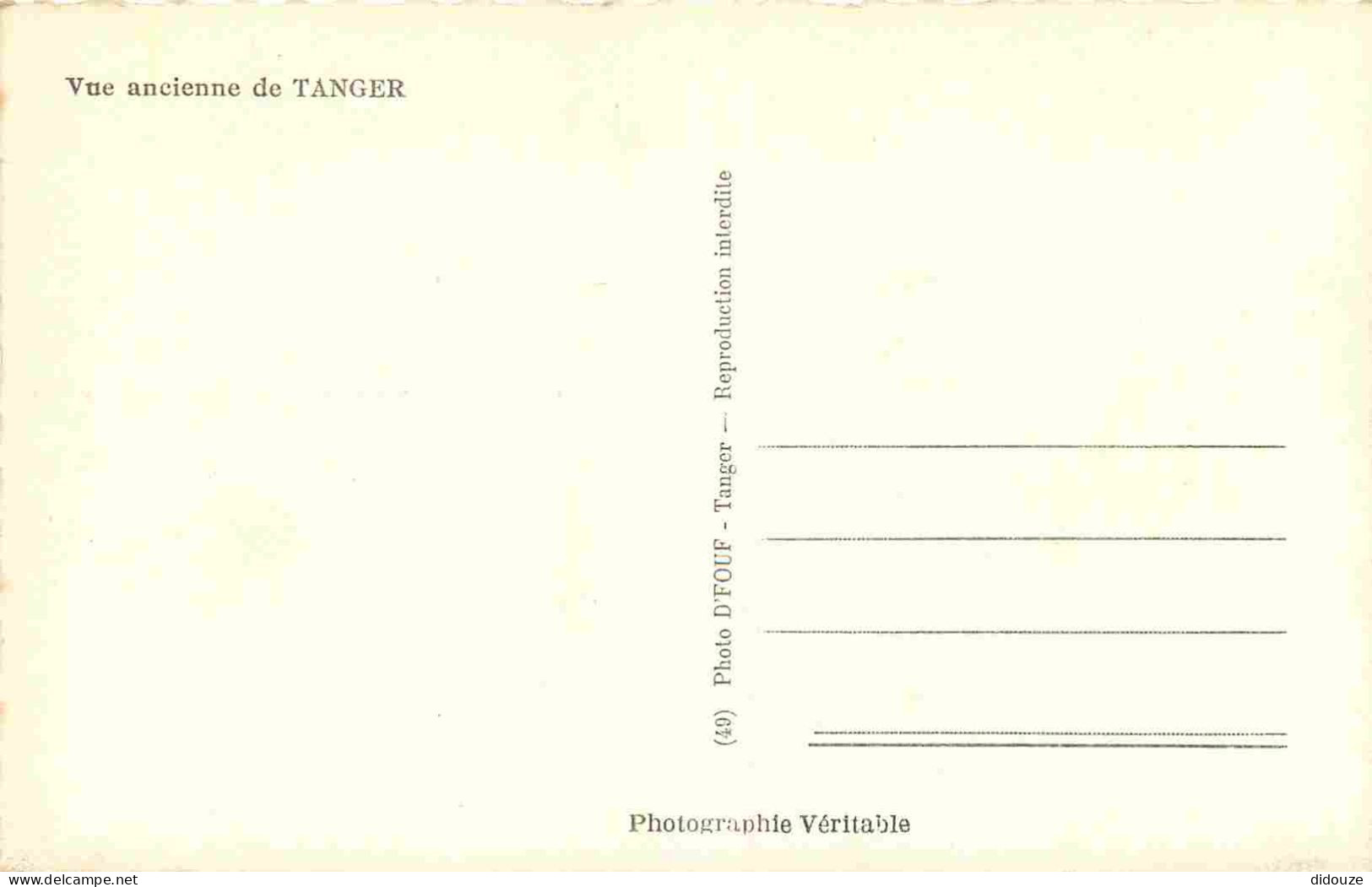 Maroc - Tanger - Vue Aérienne - Mention Photographie Véritable - Carte Dentelée - CPSM Format CPA - Carte Neuve - Voir S - Tanger