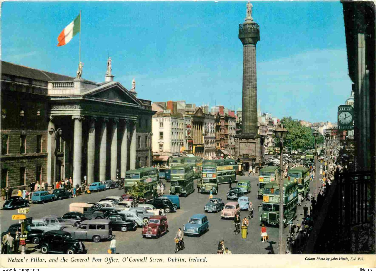 Irlande - Dublin - O'Connell Street - Nelson's Pillar - General Post Office - Automobiles - Bus - CPM - Voir Scans Recto - Dublin