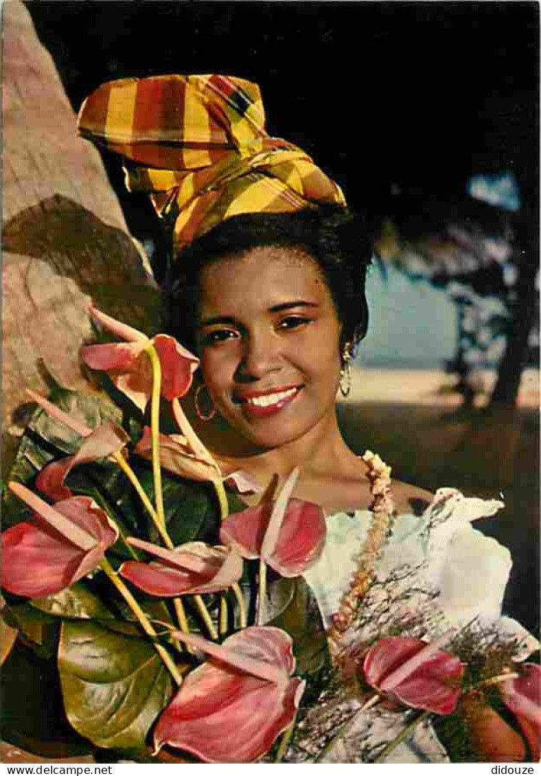 Antilles - Sourire Et Anthuriums - Fleurs - Enfants - Carte Neuve - CPM - Voir Scans Recto-Verso - Altri & Non Classificati