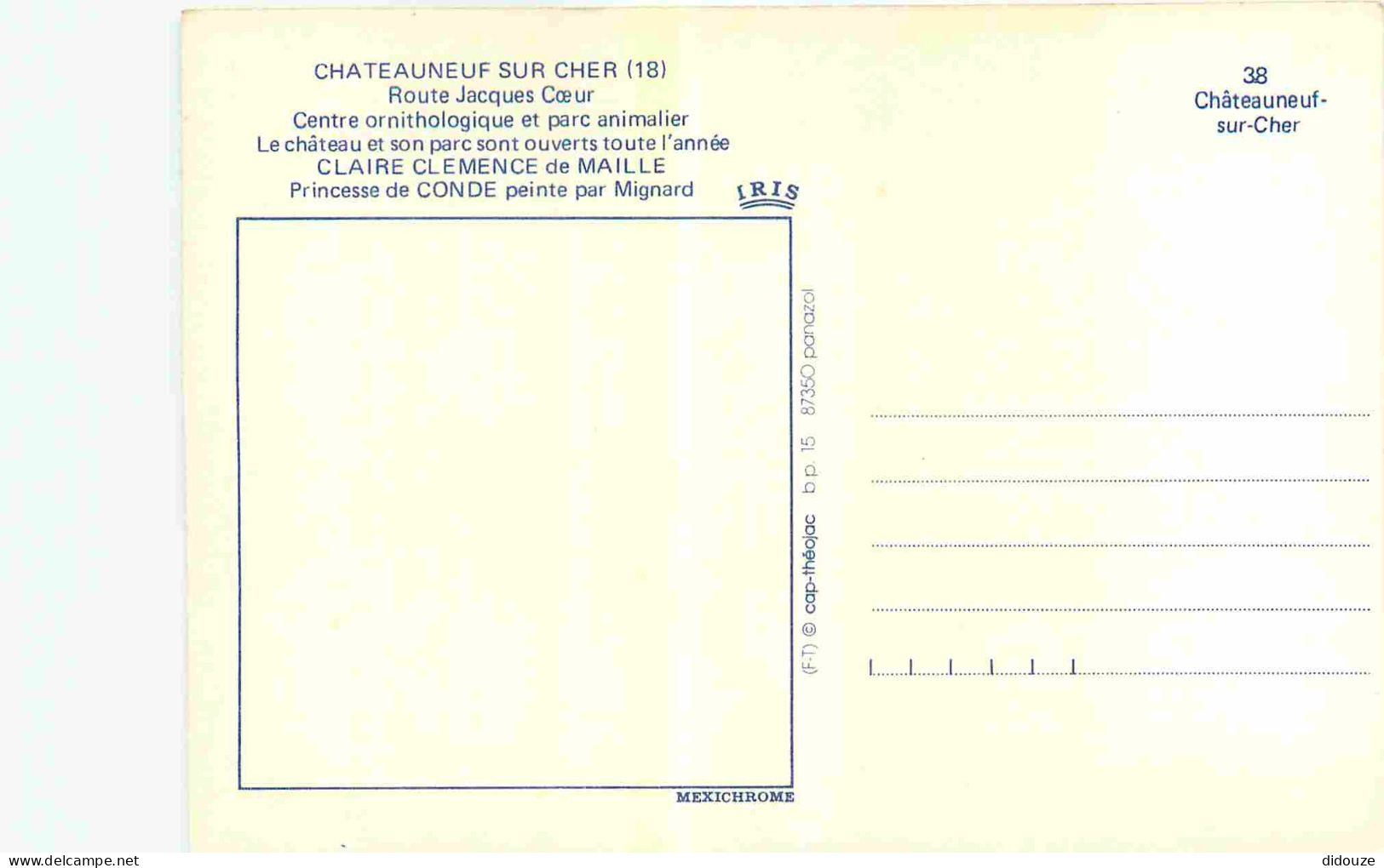 18 - Chateauneuf Sur Cher - Intérieur Du Château - Portrait De Claire Clemence De Maille Princesse De Condé Peinte Par M - Chateauneuf Sur Cher