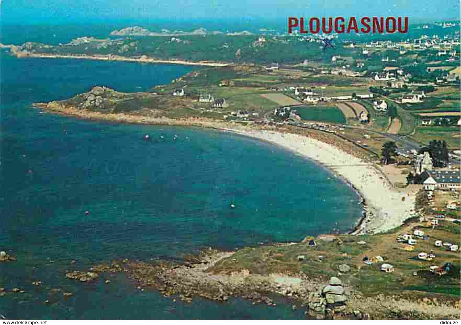 29 - Plougasnou - La Plage De Saint Samson - Vue Aérienne - Voir Scans Recto Verso  - Plougasnou