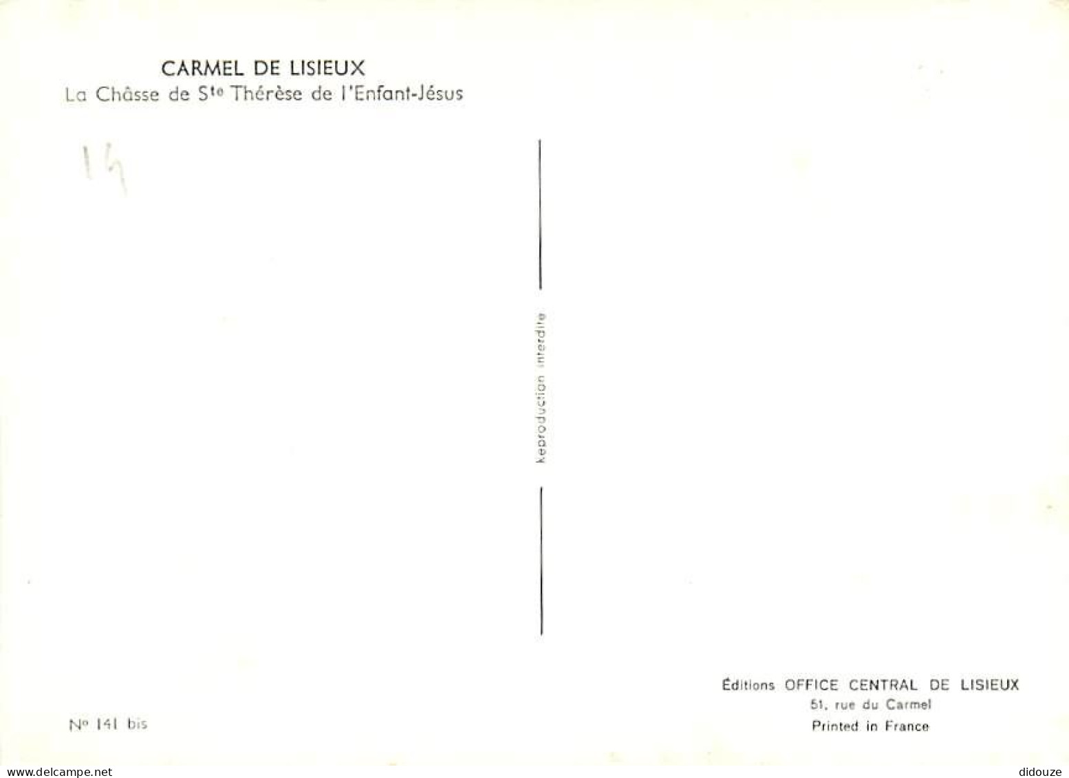 14 - Lisieux - Le Carmel - La Châsse De Sainte Thérèse De L'Enfant-Jésus - Carte Neuve - CPM - Voir Scans Recto-Verso - Lisieux