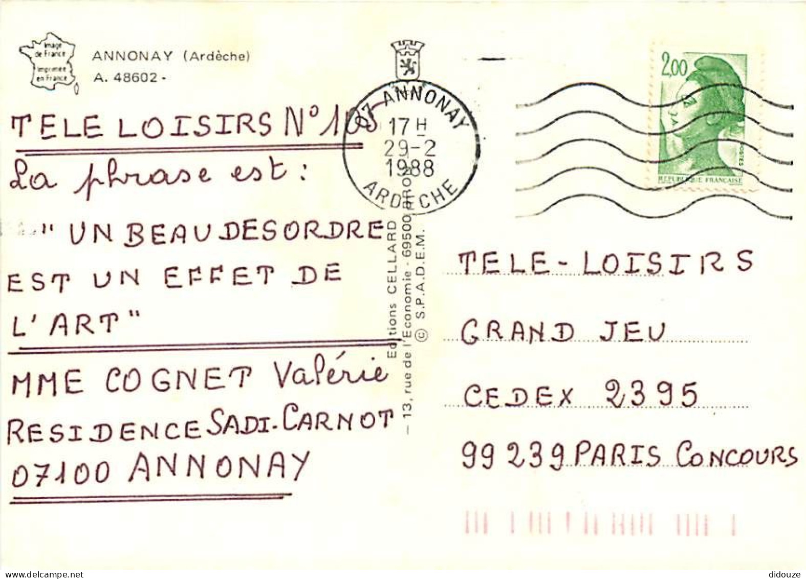 07 - Annonay - Multivues - Blasons - Carte Géographique - CPM - Voir Scans Recto-Verso - Annonay