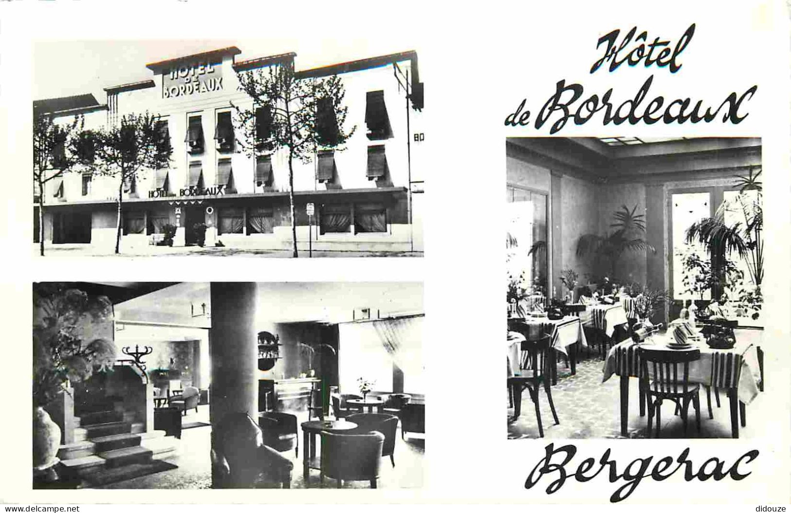 24 - Bergerac - Hotel De Bordeaux - Multivues - Mention Photographie Véritable - Carte Dentelée - CPSM Format CPA - Cart - Bergerac